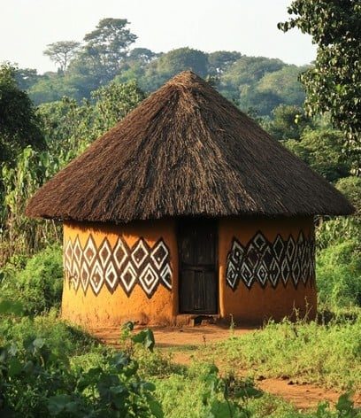 traditional-african-hut-stockcake